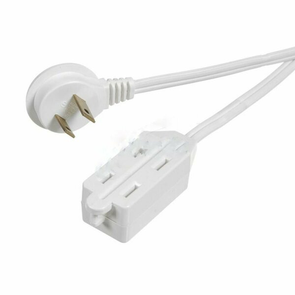American Imaginations 98.43 in.White Plastic Indoor Triple Outlet AI-37269